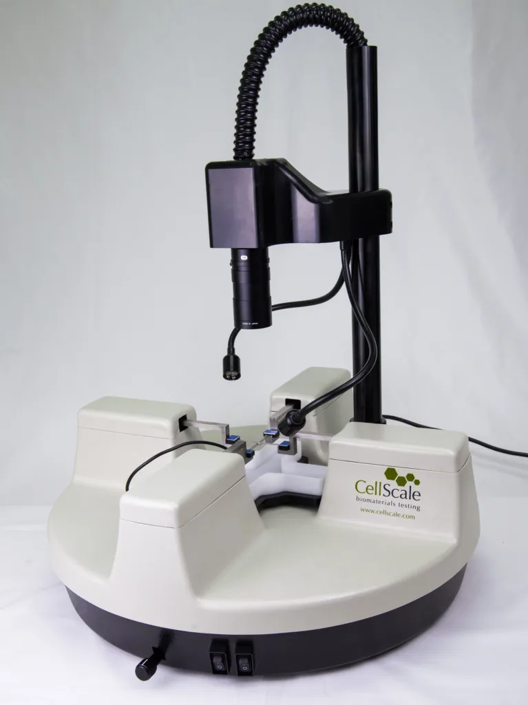 Mechanical testing on the BioTester of engineered cardiac tissue for heart-on-a-chip validation