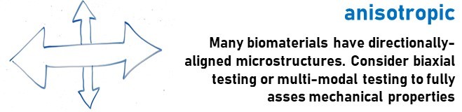 Biaxial testeing or Multi-modal testing to full assess mechanical properties